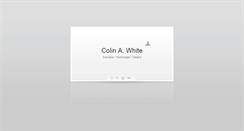 Desktop Screenshot of colinwhite.net
