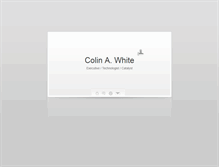 Tablet Screenshot of colinwhite.net